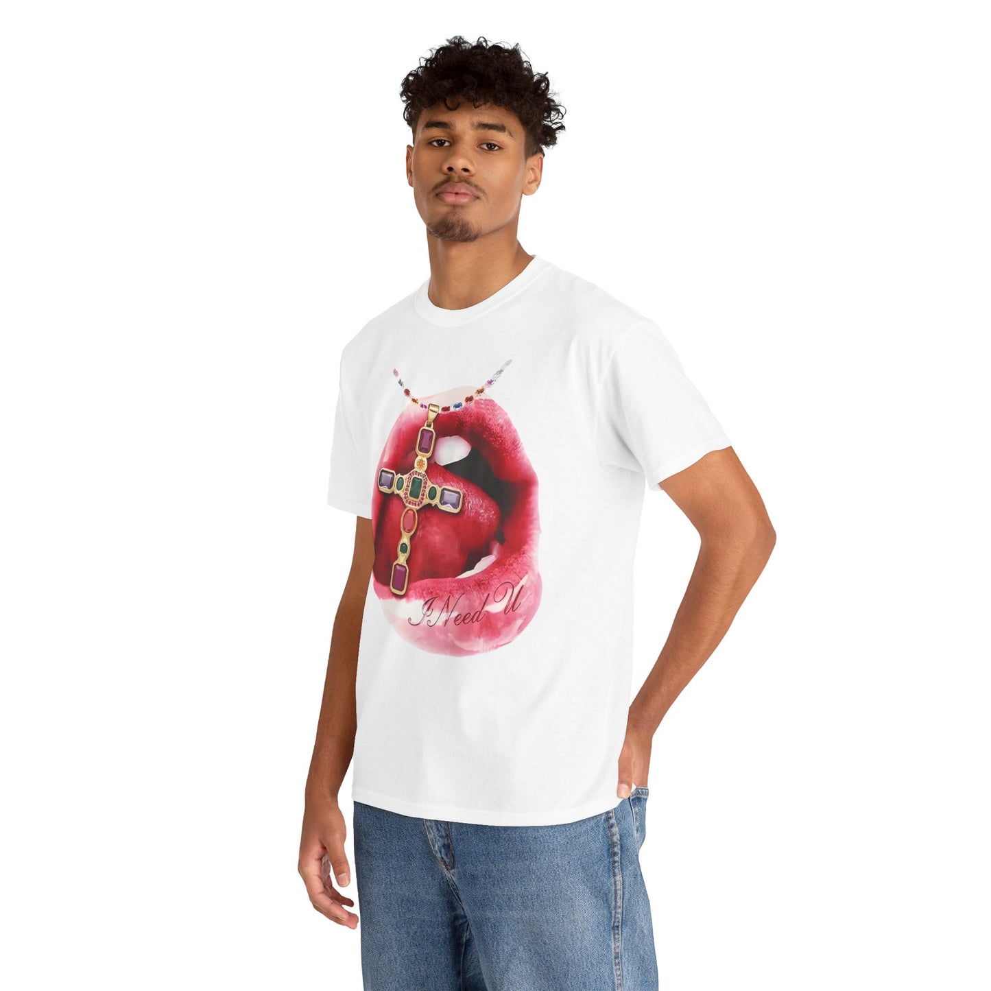 T-Shirt "I Need U" 100 % Baumwolle