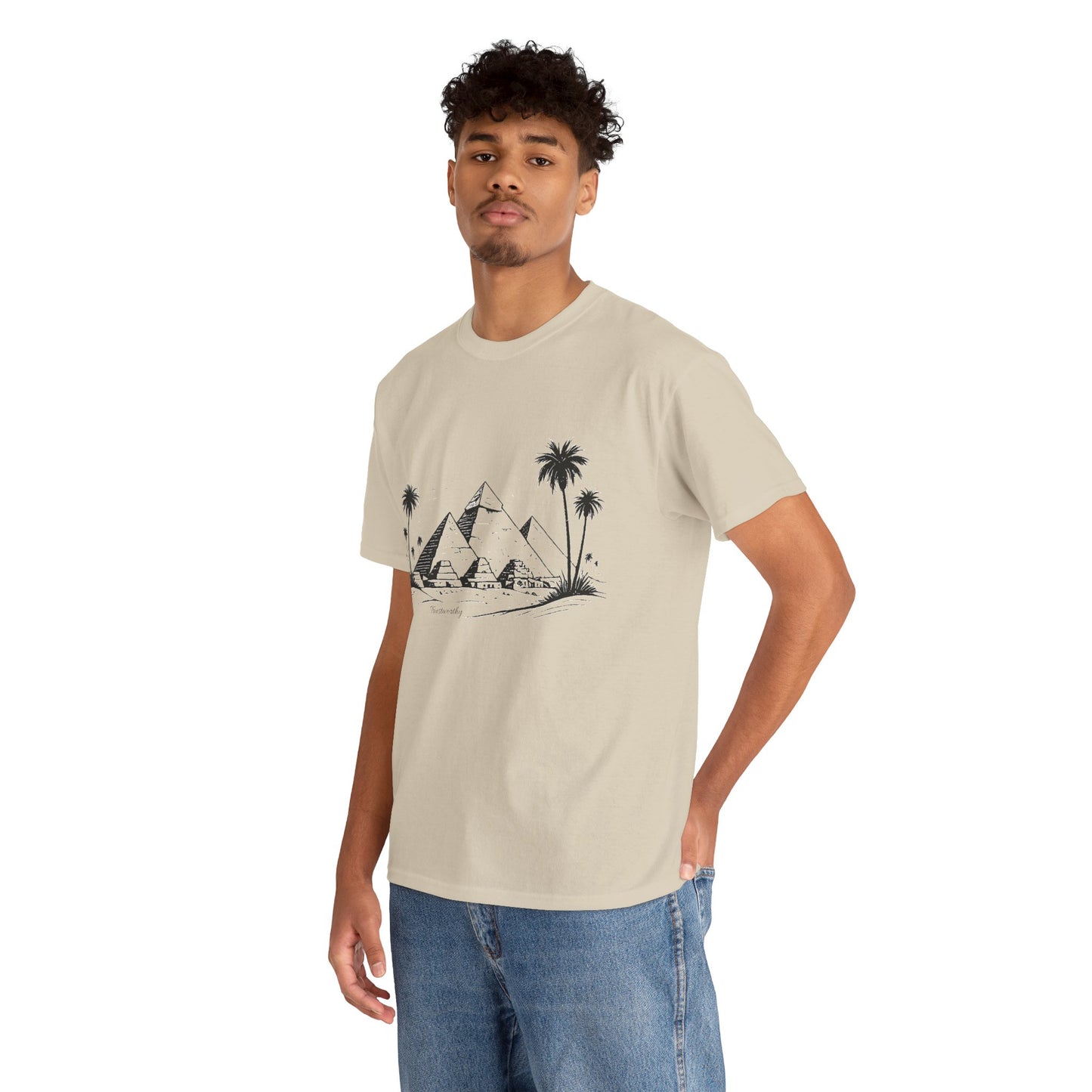T-Shirt "Timeless Pyramids" 100 % Baumwolle
