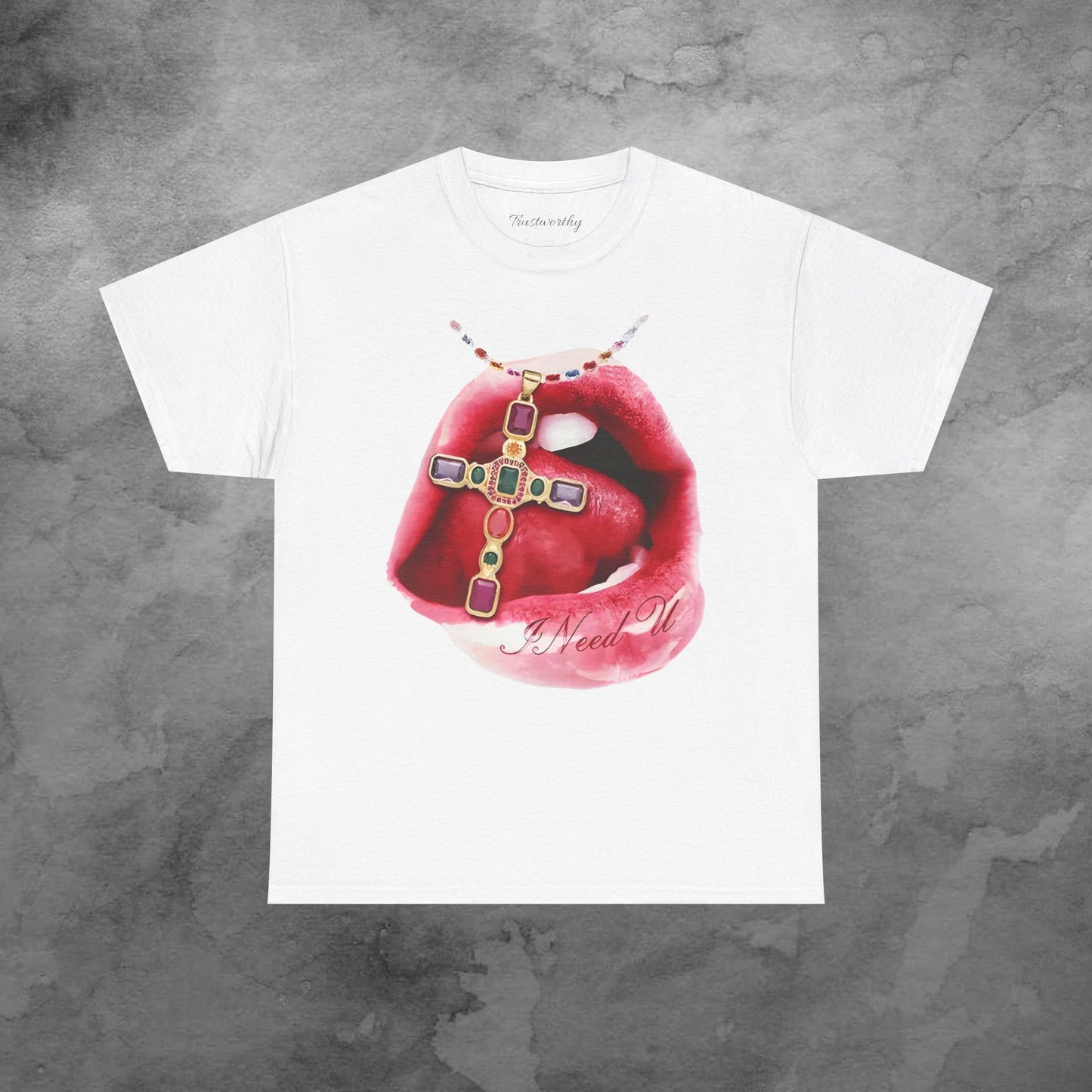 T-Shirt "I Need U" 100 % Baumwolle