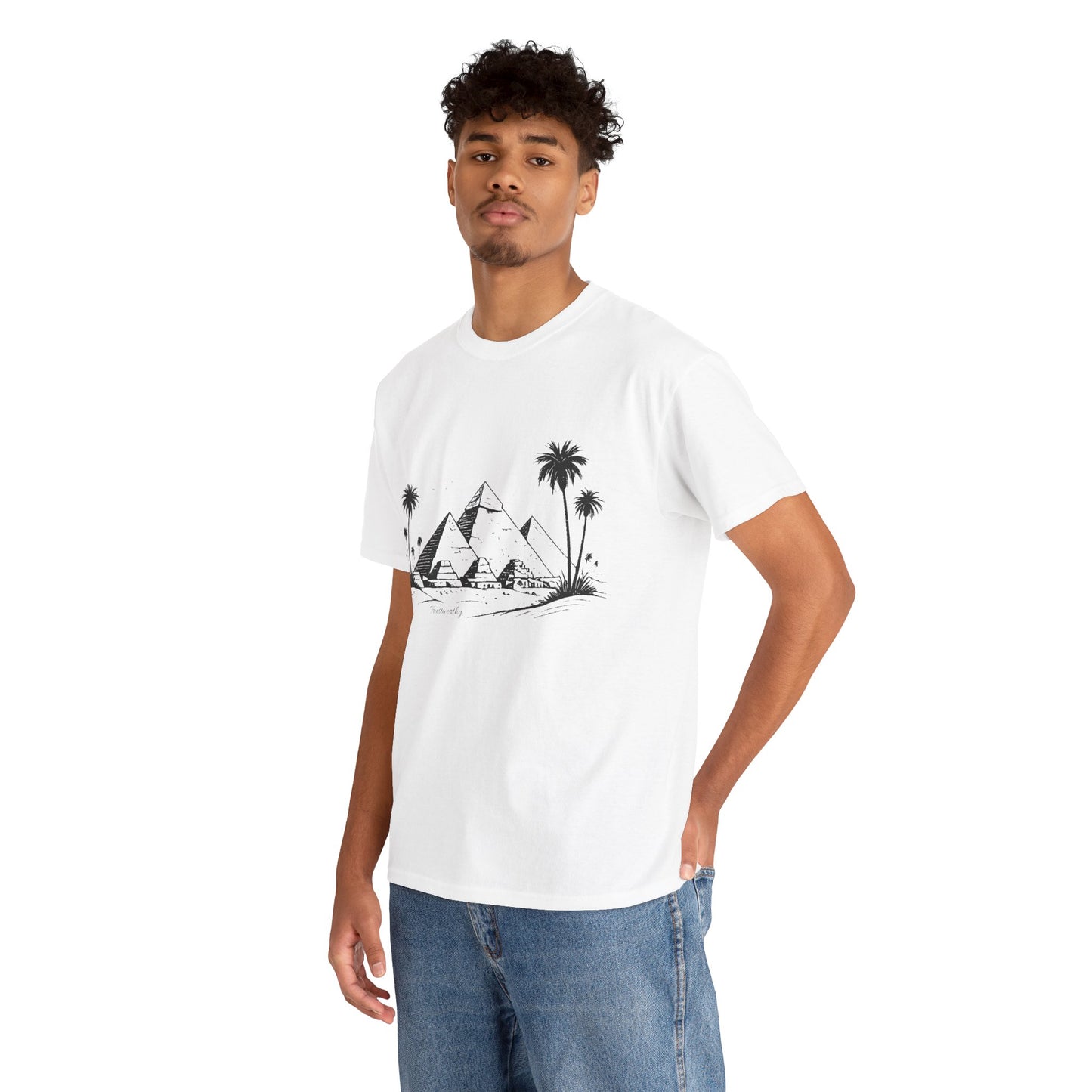 T-Shirt "Timeless Pyramids" 100 % Baumwolle