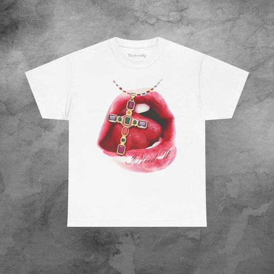 T-Shirt "I Need U" 100 % Baumwolle